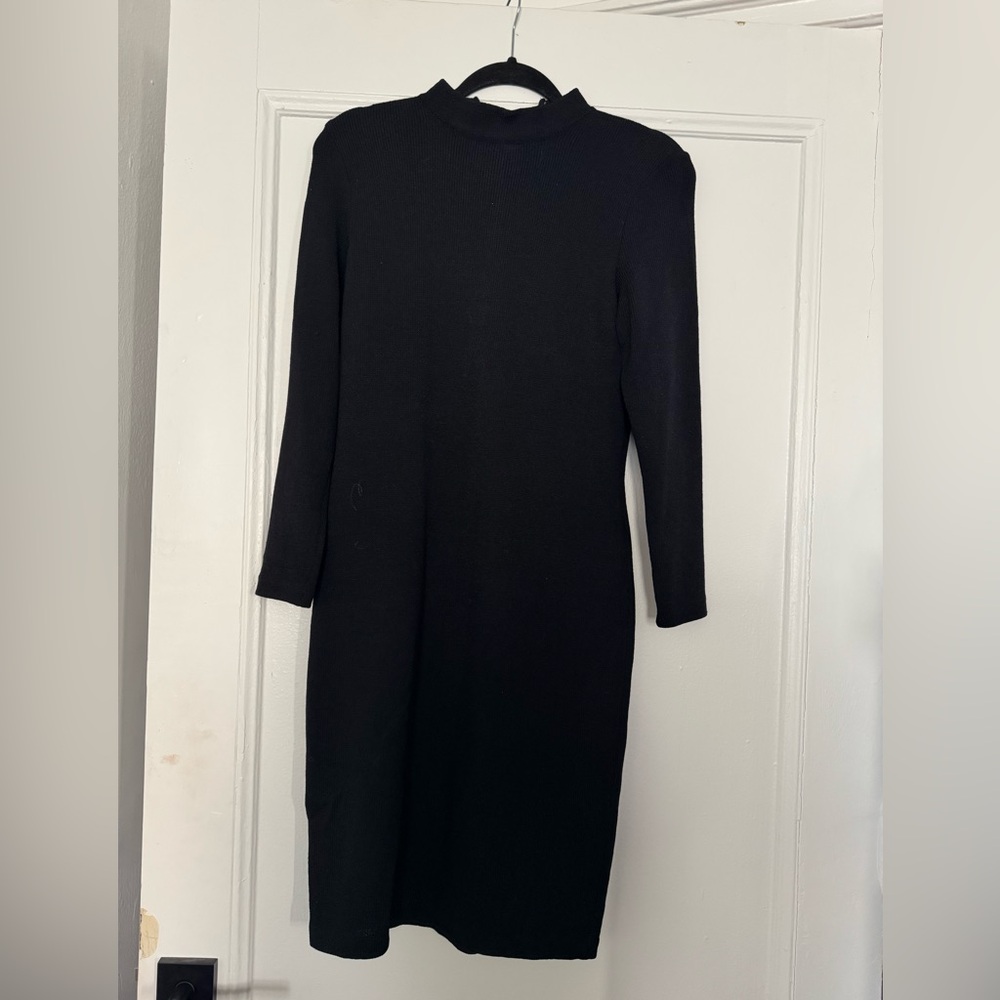 St. John Knitted Black Dress